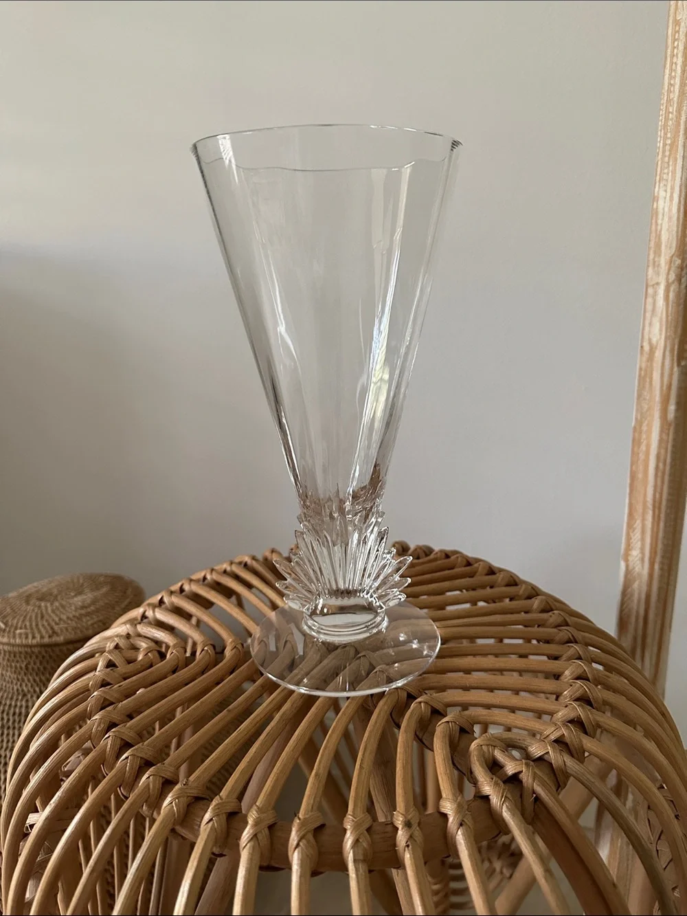 FOSTORIA flame 10” vase